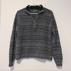 🌿SALE🌿 Woolrich Charcoal  Pullover Sweater L
